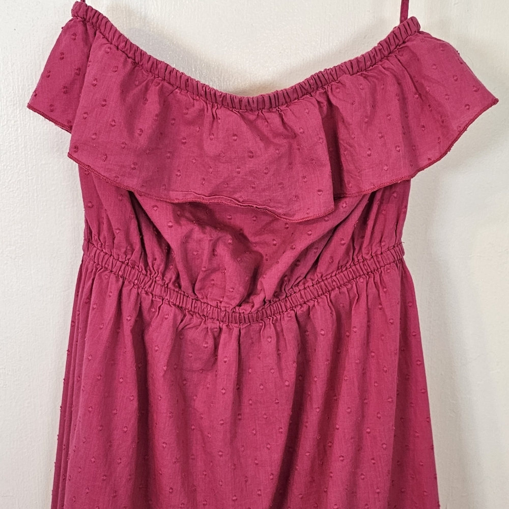 Strapless Ruffle Hi-Lo Dress - Picture 9 of 10